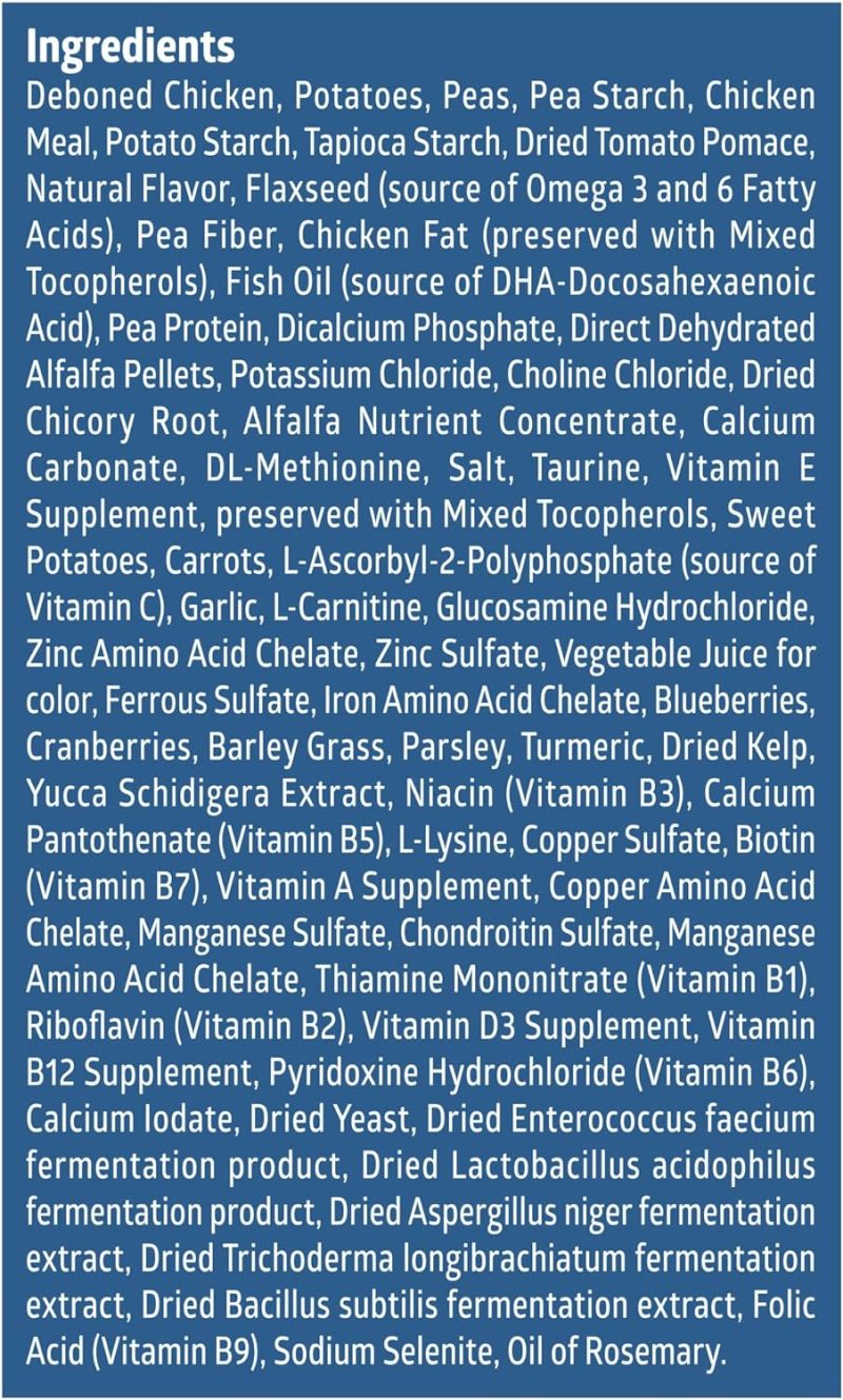 Blue Buffalo Freedom Grain Free Natural Senior Dry Dog Food, Chicken 24-lb - Image 9
