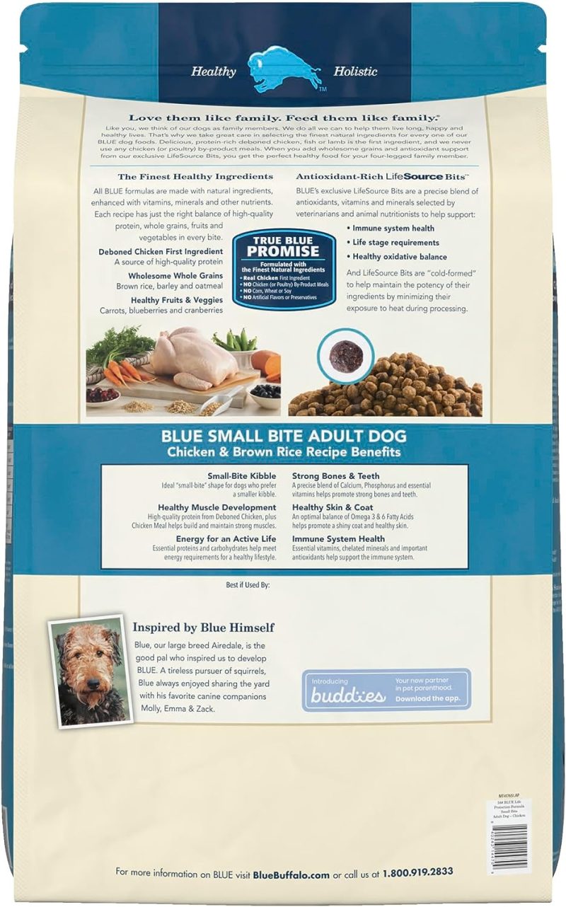 Blue Buffalo Life Protection Formula Natural Adult Dry Dog Food, Chicken and Brown Rice 30-lb - Image 96