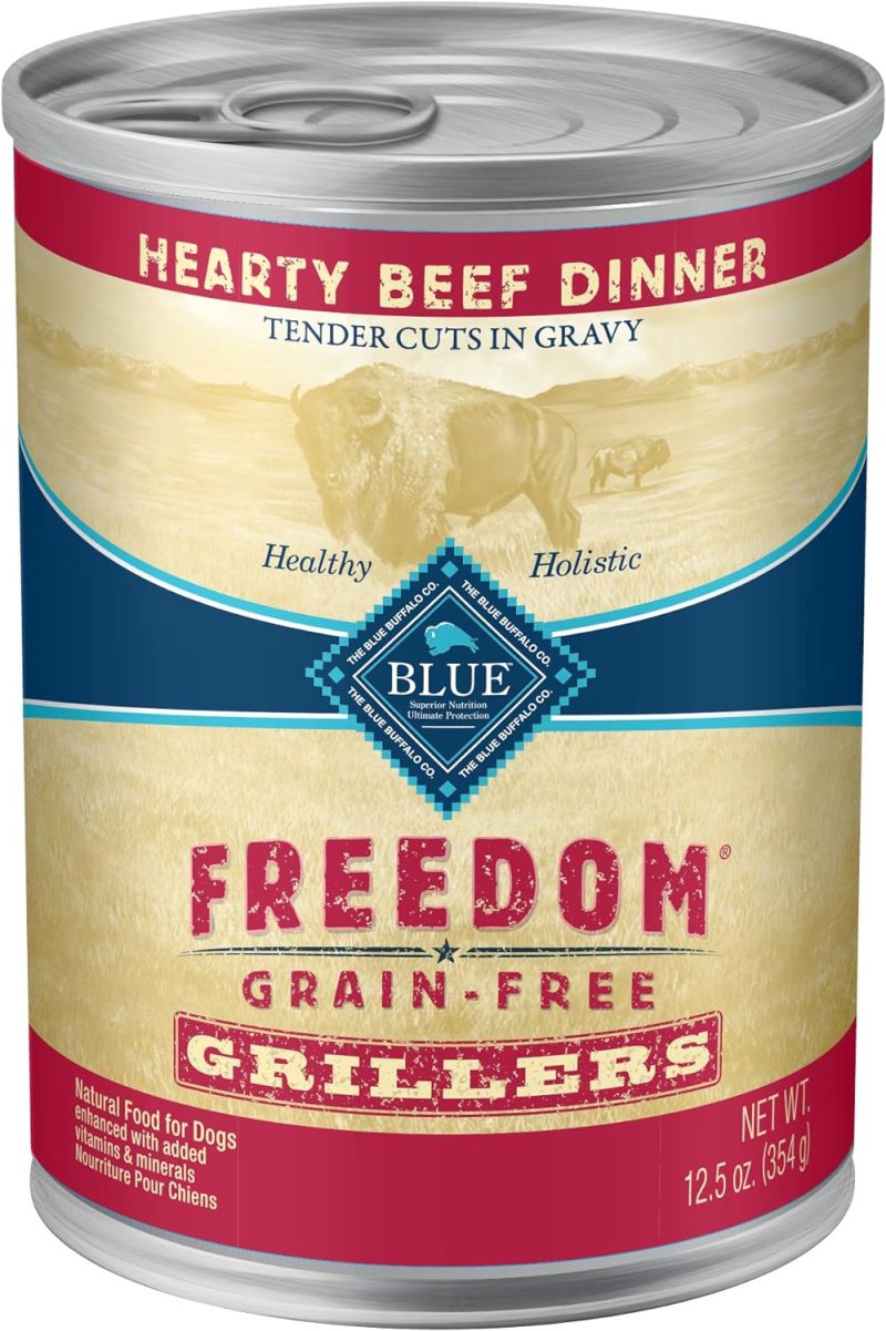Blue Buffalo Freedom Grain Free Natural Adult Wet Dog Food, Chicken 12.5oz cans (Pack of 12) - Image 31