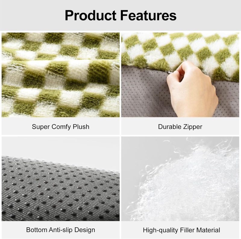 Pet Couch Bed, Washable Cat Beds for Medium Small Dogs & Cats up to 25 lbs, Durable Dog Beds with Non-Slip Bottom, Fluffy Cat - Image 45