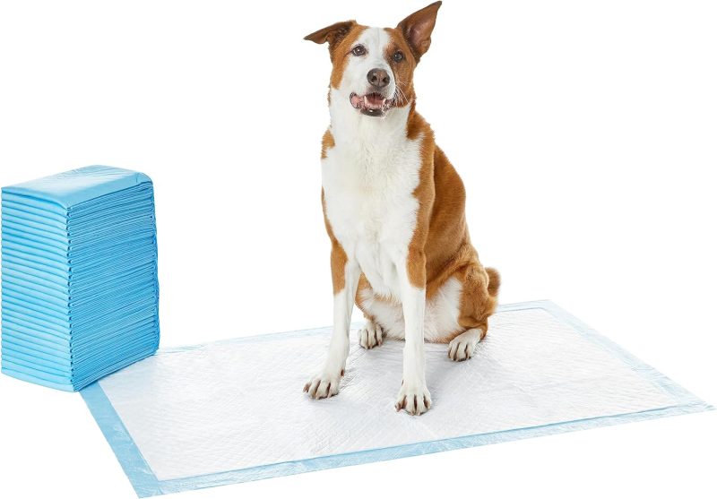 Amazon Basics Dog and Puppy Pee Pads with Leak-Proof Quick-Dry Design for Potty Training, Standard Absorbency, Regular Size, 22 - Image 18
