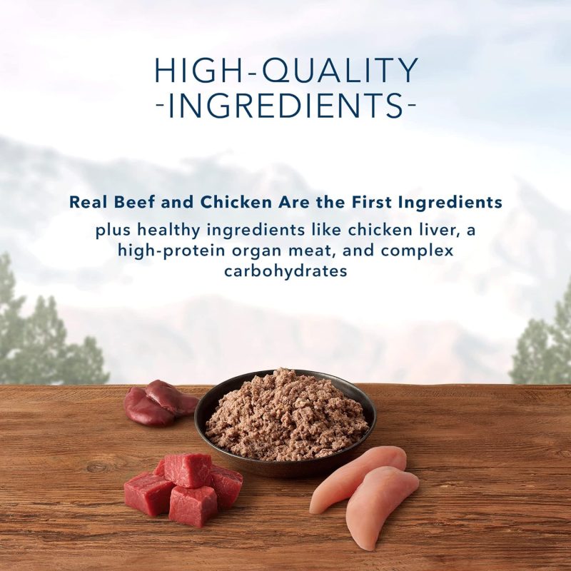 Blue Buffalo Wilderness High Protein Beef and Chicken & Salmon and Chicken Wet Dog Food Variety Pack for Adult Dogs, Grain-Free, - Image 10