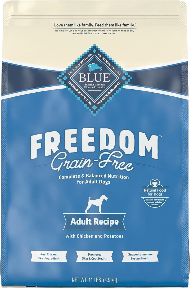 Blue Buffalo Freedom Grain Free Natural Adult Dry Dog Food, Chicken 24-lb - Image 12
