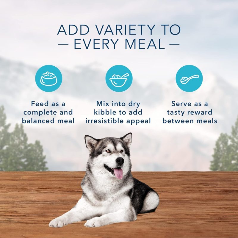 Blue Buffalo Wilderness High Protein Beef and Chicken & Salmon and Chicken Wet Dog Food Variety Pack for Adult Dogs, Grain-Free, - Image 5