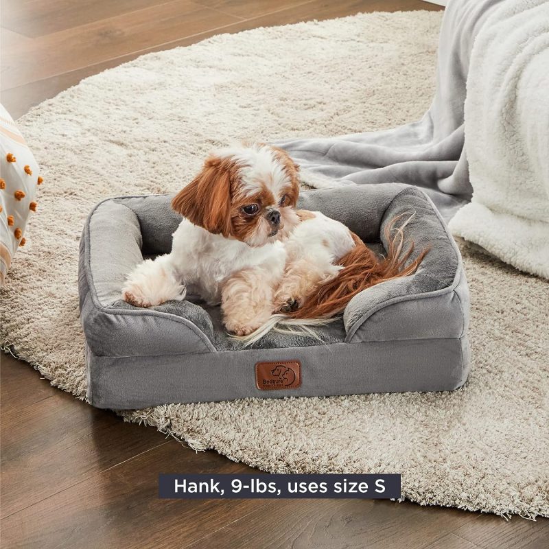 Bedsure Orthopedic Dog Bed for Medium Dogs -Foam Sofa with Removable Washable Cover, Waterproof Lining and Nonskid Bottom Couch, - Image 130