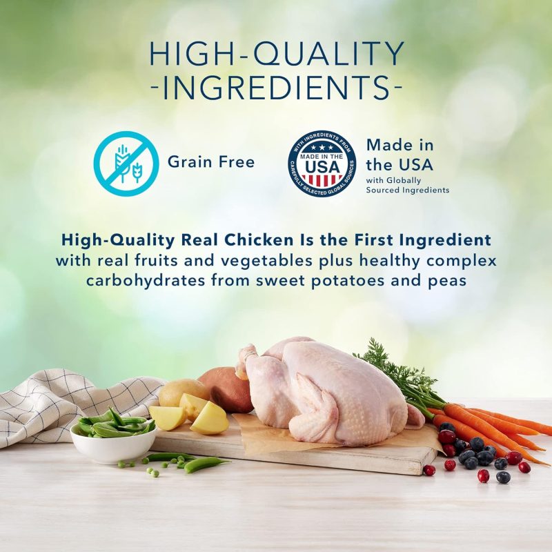 Blue Buffalo Freedom Grain Free Natural Adult Healthy Weight Dry Dog Food, Chicken 24-lb - Image 3