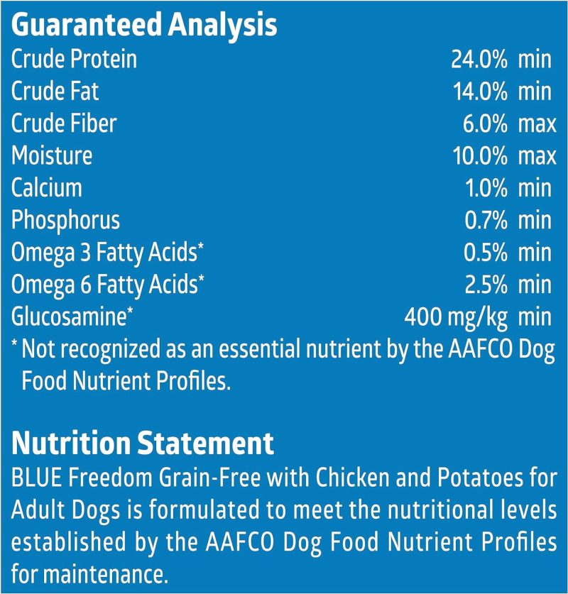 Blue Buffalo Freedom Grain Free Natural Adult Dry Dog Food, Chicken 24-lb - Image 19
