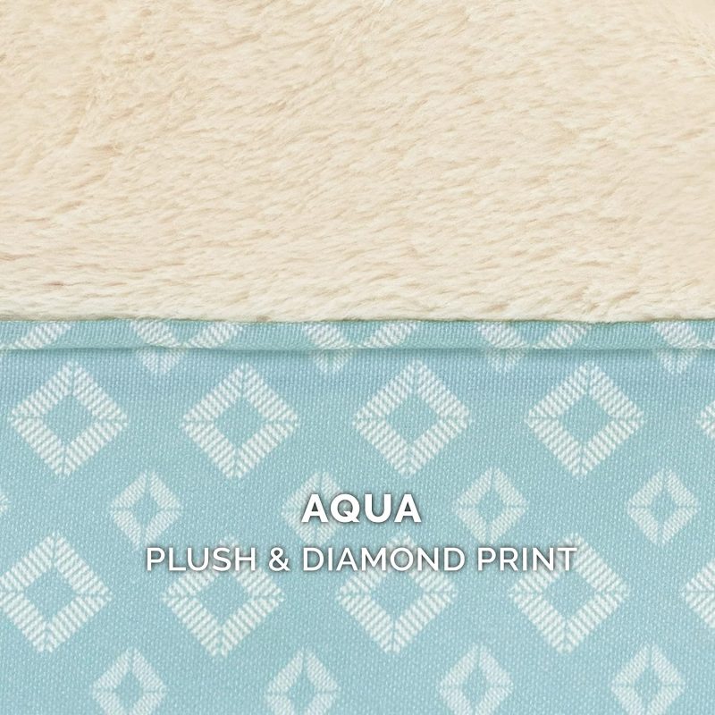 Furhaven Cooling Gel Dog Bed for Large Dogs w/ Removable Bolsters & Washable Cover, For Dogs Up to 95 lbs - Plush & Velvet Waves - Image 91