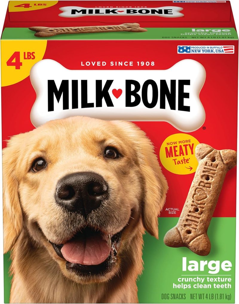 Milk-Bone Original Dog Biscuits, Medium Crunchy Dog Treats, 10 Pound