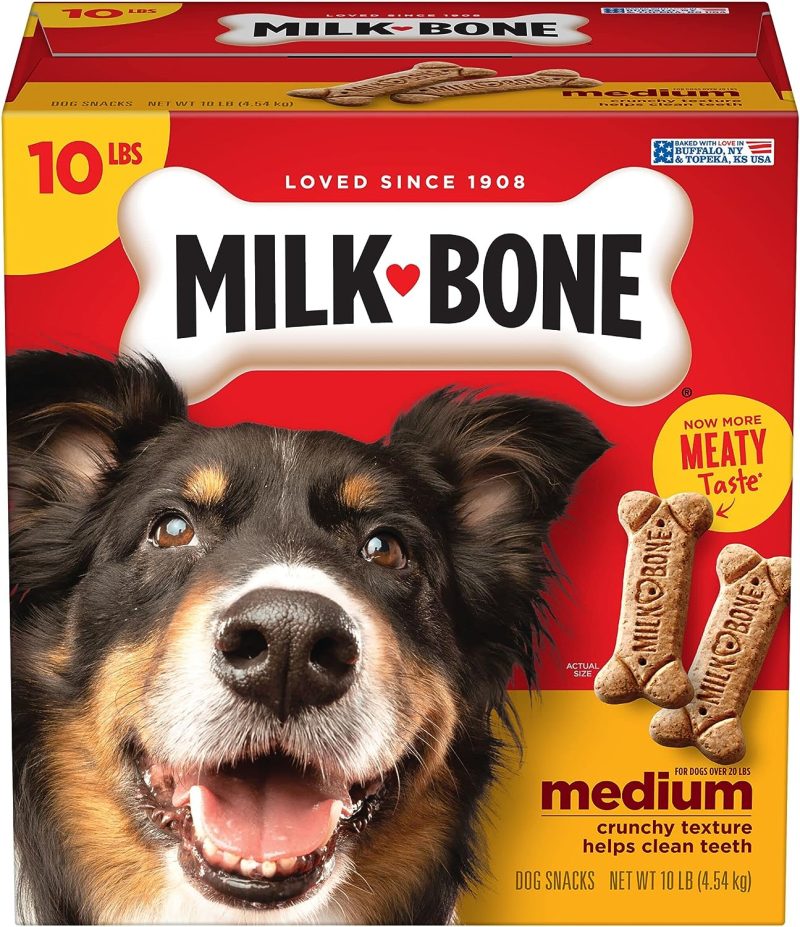 Milk-Bone Original Dog Biscuits, Medium Crunchy Dog Treats, 10 Pound - Image 34