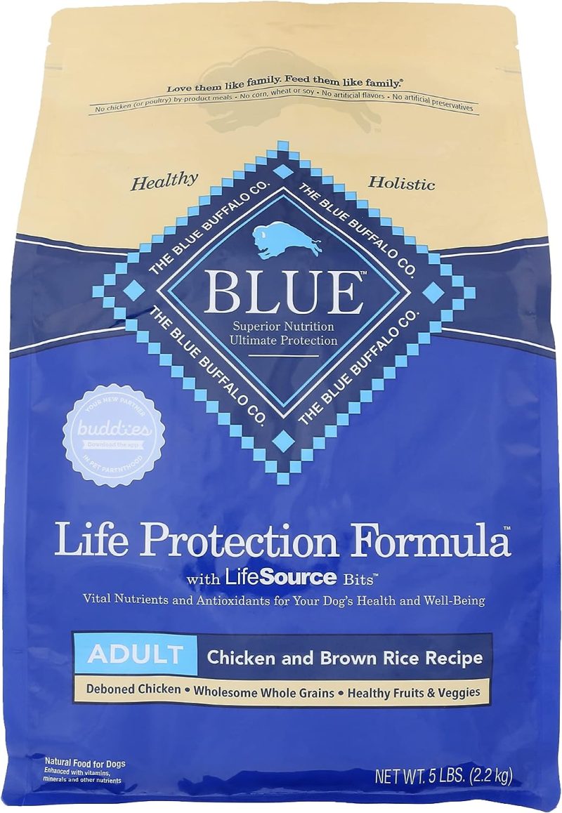 Blue Buffalo Life Protection Formula Natural Adult Dry Dog Food, Chicken and Brown Rice 30-lb - Image 129