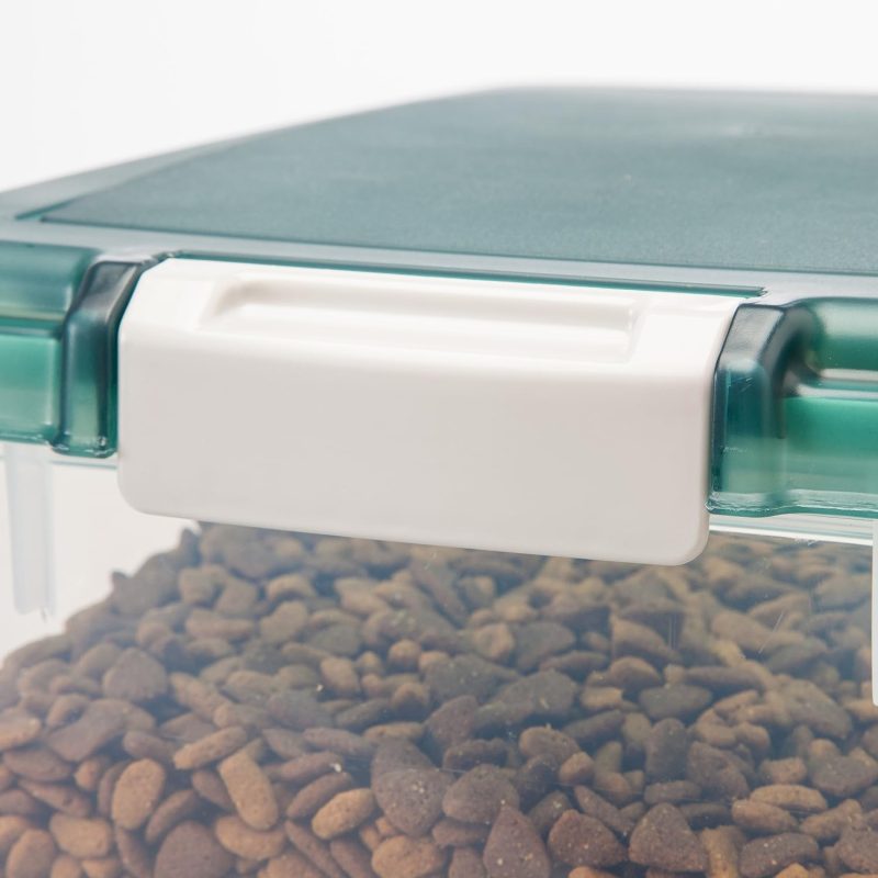 IRIS USA Airtight Pet Food/Treat Storage Container Combo, Blue - Image 9