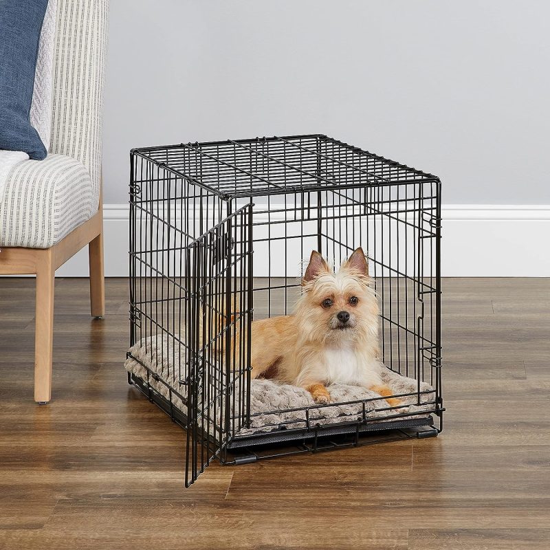 MidWest Homes for Pets Newly Enhanced Single & Double Door iCrate Dog Crate, Includes Leak-Proof Pan, Floor Protecting Feet , - Image 77