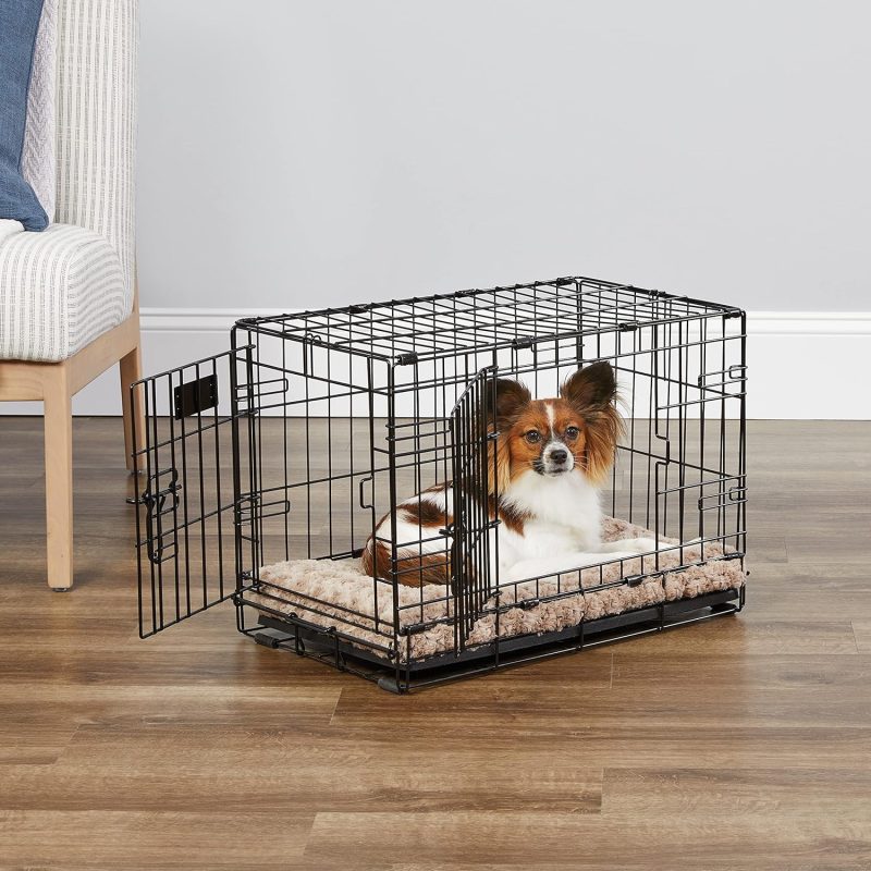 MidWest Homes for Pets Newly Enhanced Single & Double Door iCrate Dog Crate, Includes Leak-Proof Pan, Floor Protecting Feet , - Image 67