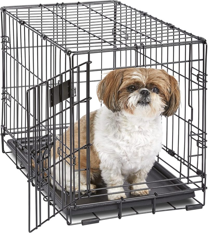 MidWest Homes for Pets Newly Enhanced Single & Double Door iCrate Dog Crate, Includes Leak-Proof Pan, Floor Protecting Feet , - Image 72