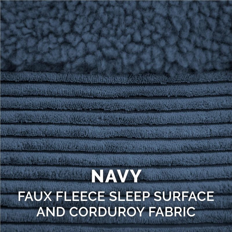 Furhaven Cooling Gel Dog Bed for Large/Medium Dogs w/ Removable Bolsters & Washable Cover, For Dogs Up to 55 lbs - Plush & - Image 302