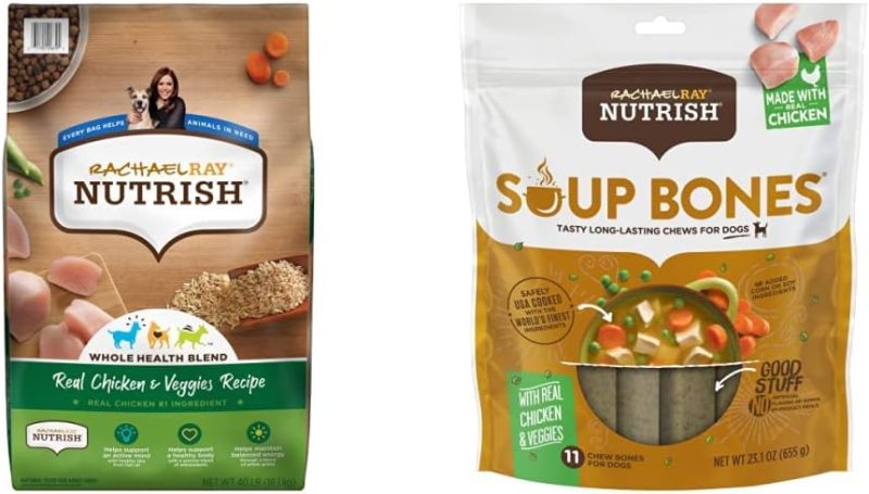 Rachael Ray Nutrish Premium Natural Dry Dog Food, Real Beef, Pea, & Brown Rice Recipe, 40 Pound Bag (Packaging May Vary) - Image 151