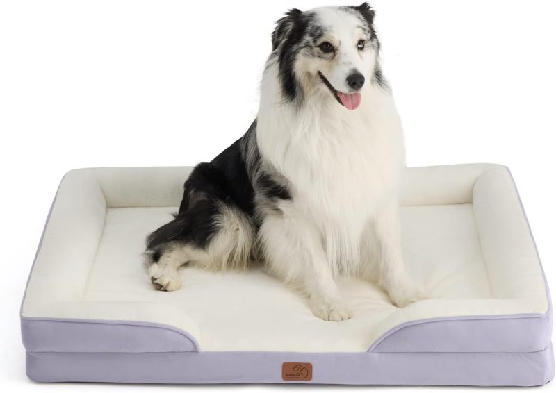 Bedsure Orthopedic Dog Bed for Medium Dogs - Waterproof Dog Sofa Bed Medium, Supportive Foam Pet Couch Bed with Removable - Image 74