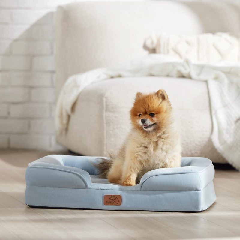 Bedsure Orthopedic Dog Bed for Medium Dogs - Waterproof Dog Sofa Bed Medium, Supportive Foam Pet Couch Bed with Removable - Image 389