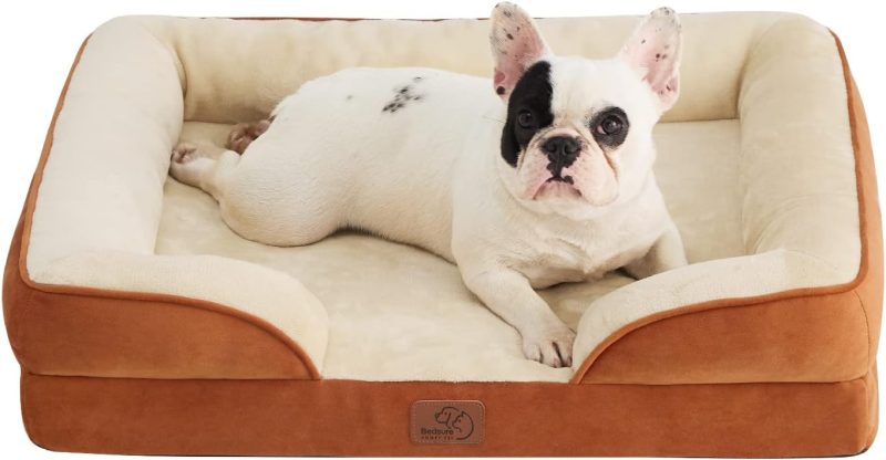 Bedsure Orthopedic Dog Bed for Medium Dogs - Waterproof Dog Sofa Bed Medium, Supportive Foam Pet Couch Bed with Removable - Image 310