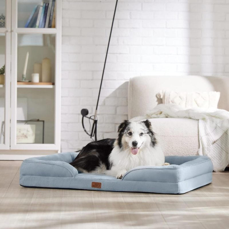 Bedsure Orthopedic Dog Bed for Medium Dogs - Waterproof Dog Sofa Bed Medium, Supportive Foam Pet Couch Bed with Removable - Image 18
