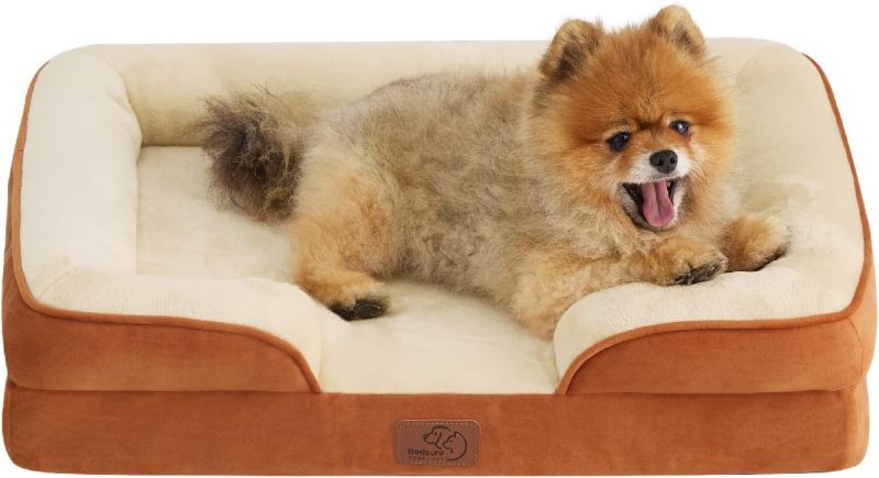 Bedsure Orthopedic Dog Bed for Medium Dogs - Waterproof Dog Sofa Bed Medium, Supportive Foam Pet Couch Bed with Removable - Image 292