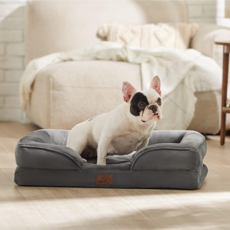 Bedsure Orthopedic Dog Bed for Medium Dogs - Waterproof Dog Sofa Bed Medium, Supportive Foam Pet Couch Bed with Removable - Image 187