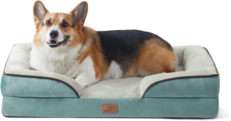 Bedsure Orthopedic Dog Bed for Medium Dogs - Waterproof Dog Sofa Bed Medium, Supportive Foam Pet Couch Bed with Removable - Image 151