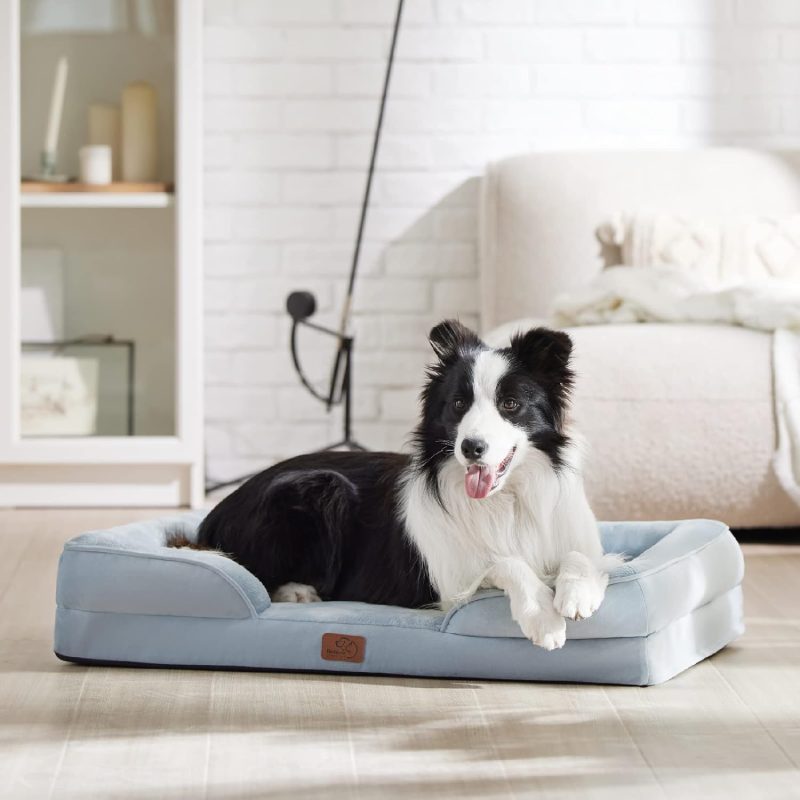 Bedsure Orthopedic Dog Bed for Medium Dogs - Waterproof Dog Sofa Bed Medium, Supportive Foam Pet Couch Bed with Removable - Image 291