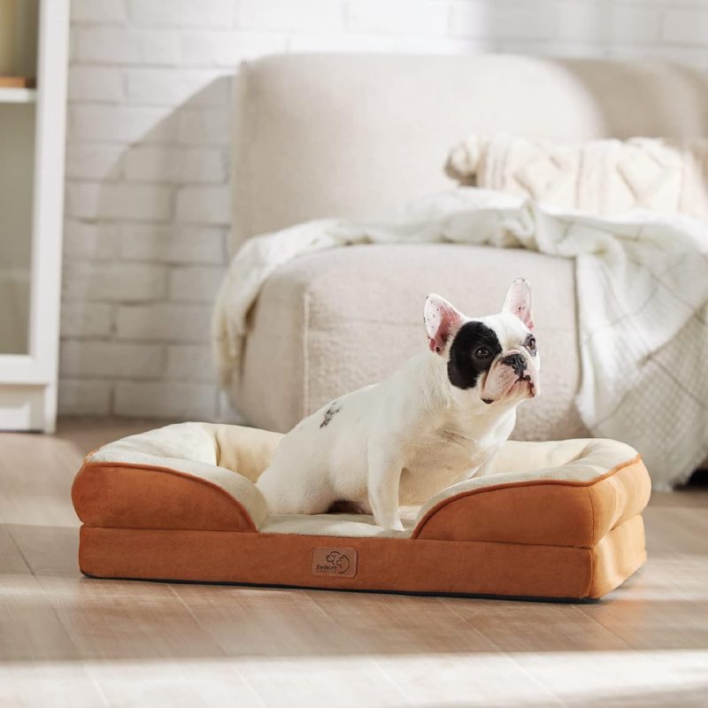 Bedsure Orthopedic Dog Bed for Medium Dogs - Waterproof Dog Sofa Bed Medium, Supportive Foam Pet Couch Bed with Removable - Image 312