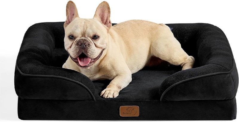 Bedsure Orthopedic Dog Bed for Medium Dogs - Waterproof Dog Sofa Bed Medium, Supportive Foam Pet Couch Bed with Removable - Image 84