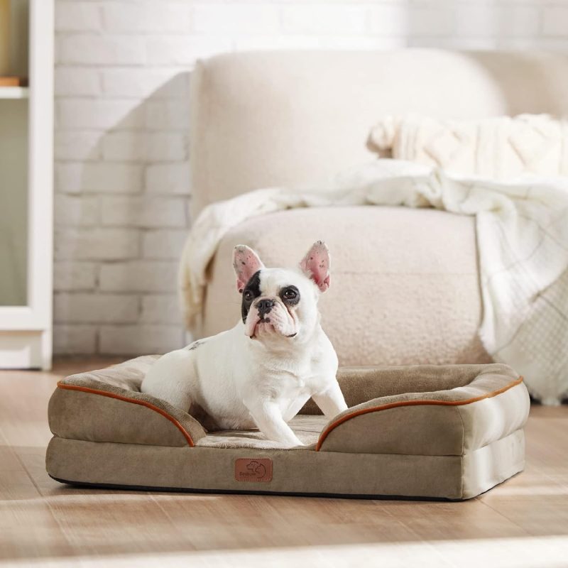Bedsure Orthopedic Dog Bed for Medium Dogs - Waterproof Dog Sofa Bed Medium, Supportive Foam Pet Couch Bed with Removable - Image 375