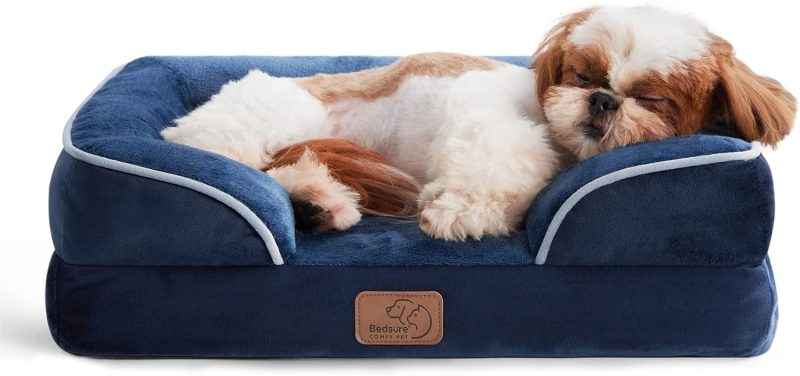 Bedsure Orthopedic Dog Bed for Medium Dogs - Waterproof Dog Sofa Bed Medium, Supportive Foam Pet Couch Bed with Removable - Image 239