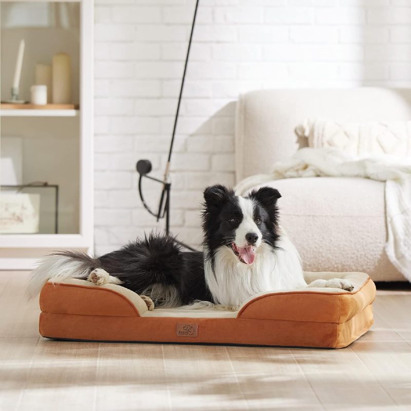 Bedsure Orthopedic Dog Bed for Medium Dogs - Waterproof Dog Sofa Bed Medium, Supportive Foam Pet Couch Bed with Removable - Image 231