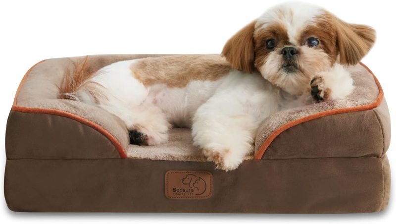 Bedsure Orthopedic Dog Bed for Medium Dogs - Waterproof Dog Sofa Bed Medium, Supportive Foam Pet Couch Bed with Removable - Image 331