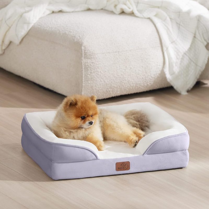 Bedsure Orthopedic Dog Bed for Medium Dogs - Waterproof Dog Sofa Bed Medium, Supportive Foam Pet Couch Bed with Removable - Image 117