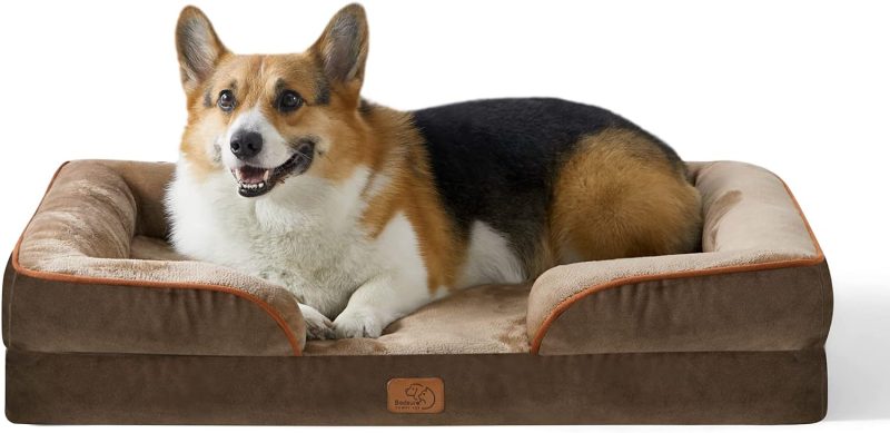 Bedsure Orthopedic Dog Bed for Medium Dogs - Waterproof Dog Sofa Bed Medium, Supportive Foam Pet Couch Bed with Removable - Image 147
