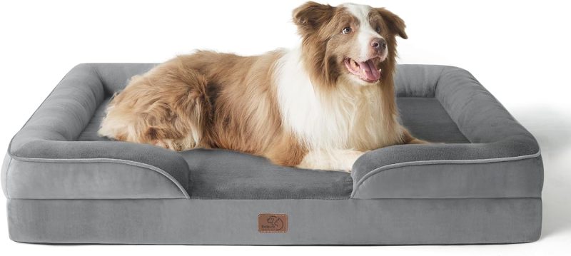 Bedsure Orthopedic Dog Bed for Medium Dogs - Waterproof Dog Sofa Bed Medium, Supportive Foam Pet Couch Bed with Removable - Image 390