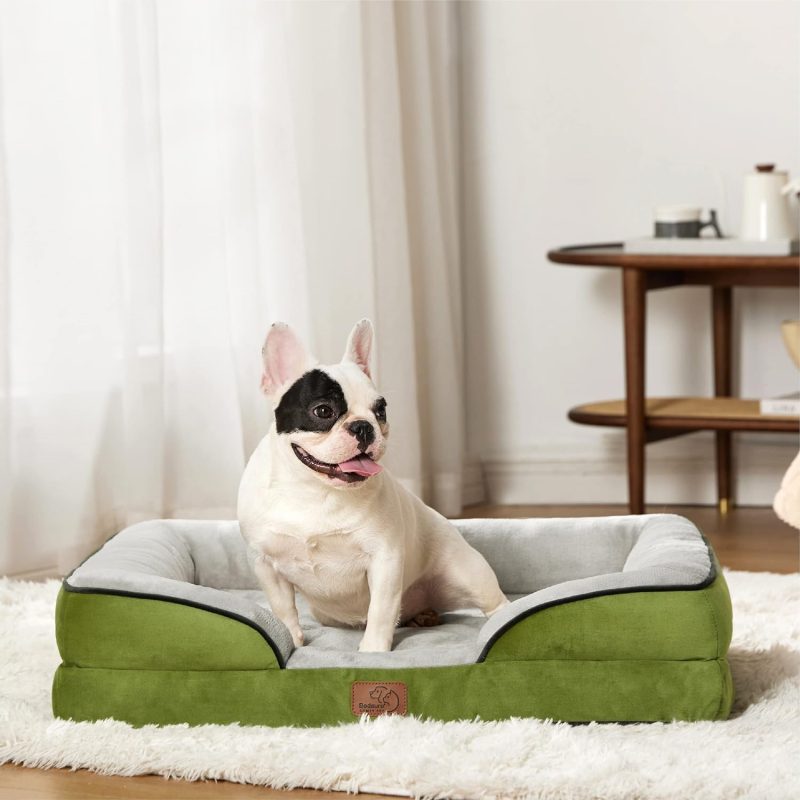Bedsure Orthopedic Dog Bed for Medium Dogs - Waterproof Dog Sofa Bed Medium, Supportive Foam Pet Couch Bed with Removable - Image 330
