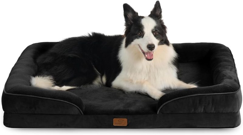 Bedsure Orthopedic Dog Bed for Medium Dogs - Waterproof Dog Sofa Bed Medium, Supportive Foam Pet Couch Bed with Removable - Image 194