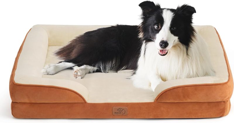 Bedsure Orthopedic Dog Bed for Medium Dogs - Waterproof Dog Sofa Bed Medium, Supportive Foam Pet Couch Bed with Removable - Image 309