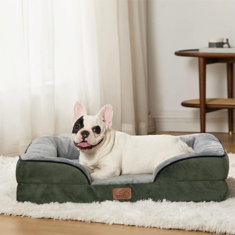 Bedsure Orthopedic Dog Bed for Medium Dogs - Waterproof Dog Sofa Bed Medium, Supportive Foam Pet Couch Bed with Removable - Image 8