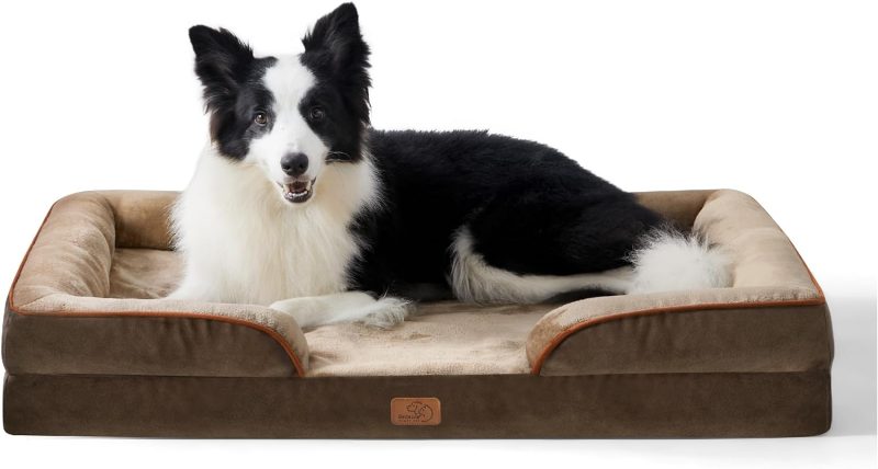 Bedsure Orthopedic Dog Bed for Medium Dogs - Waterproof Dog Sofa Bed Medium, Supportive Foam Pet Couch Bed with Removable - Image 225