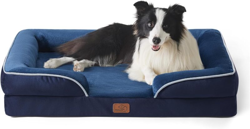 Bedsure Orthopedic Dog Bed for Medium Dogs - Waterproof Dog Sofa Bed Medium, Supportive Foam Pet Couch Bed with Removable - Image 278