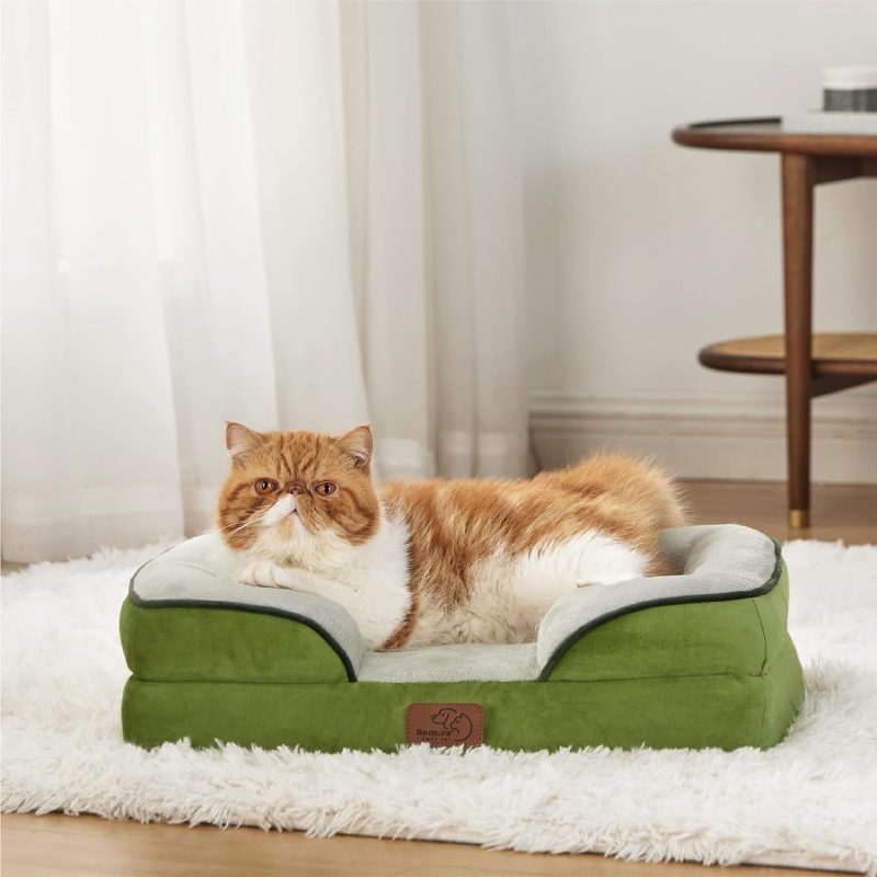 Bedsure Orthopedic Dog Bed for Medium Dogs - Waterproof Dog Sofa Bed Medium, Supportive Foam Pet Couch Bed with Removable - Image 368
