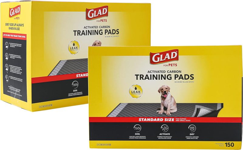 Glad for Pets Black Charcoal Training Pads for Dogs, 23" x 23" - Super Absorbent & Odor Neutralizing Dog Potty Pads, - Image 64