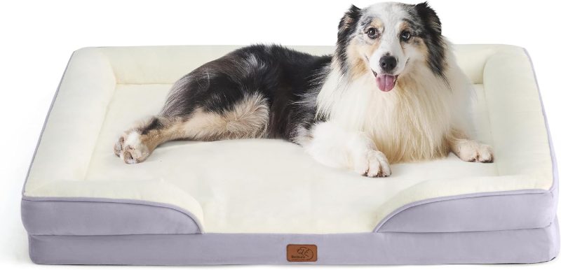 Bedsure Orthopedic Dog Bed for Medium Dogs - Waterproof Dog Sofa Bed Medium, Supportive Foam Pet Couch Bed with Removable - Image 57