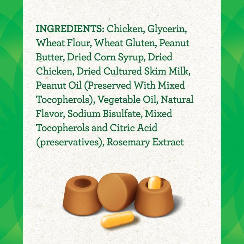 GREENIES PILL POCKETS Capsule Size Natural Dog Treats Chicken Flavor, 15.8 oz. Value Pack (60 Treats) - Image 23