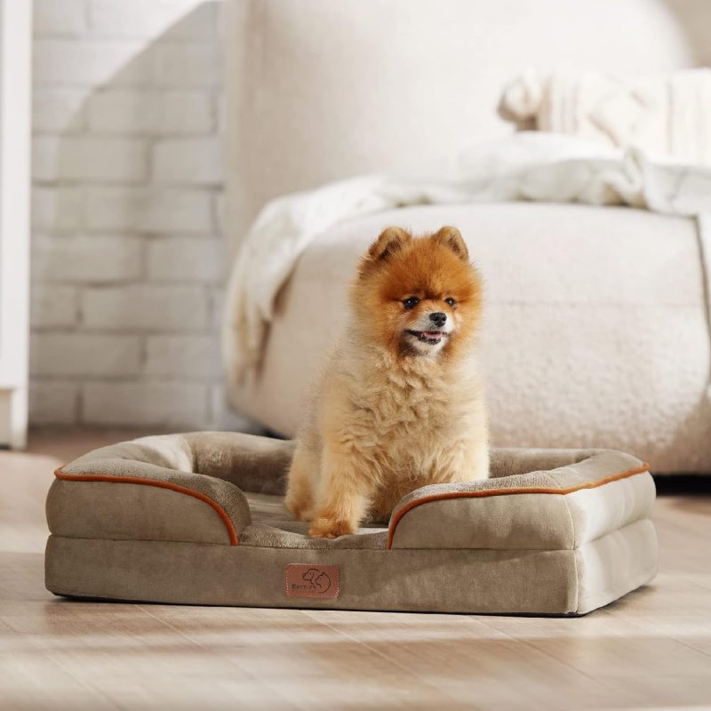 Bedsure Orthopedic Dog Bed for Medium Dogs - Waterproof Dog Sofa Bed Medium, Supportive Foam Pet Couch Bed with Removable - Image 228