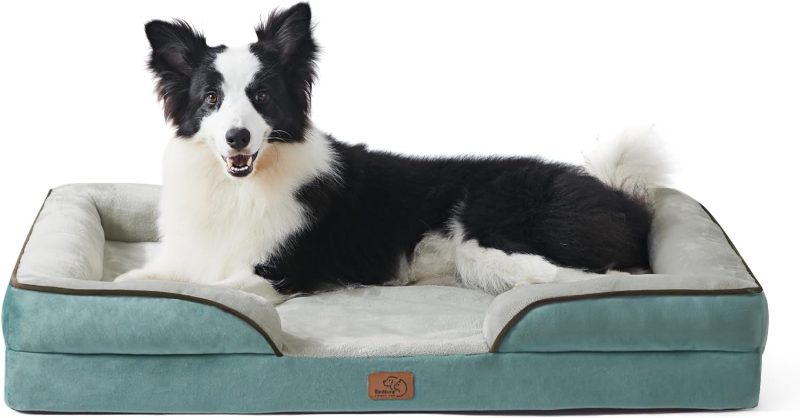 Bedsure Orthopedic Dog Bed for Medium Dogs - Waterproof Dog Sofa Bed Medium, Supportive Foam Pet Couch Bed with Removable - Image 188